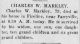 Markley, Charles Wesley Markley, Charles Wesley