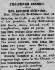 McElwaine, Elizabeth McElwaine, Elizabeth