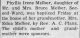 Melber, Phyllis Irene Melber, Phyllis Irene